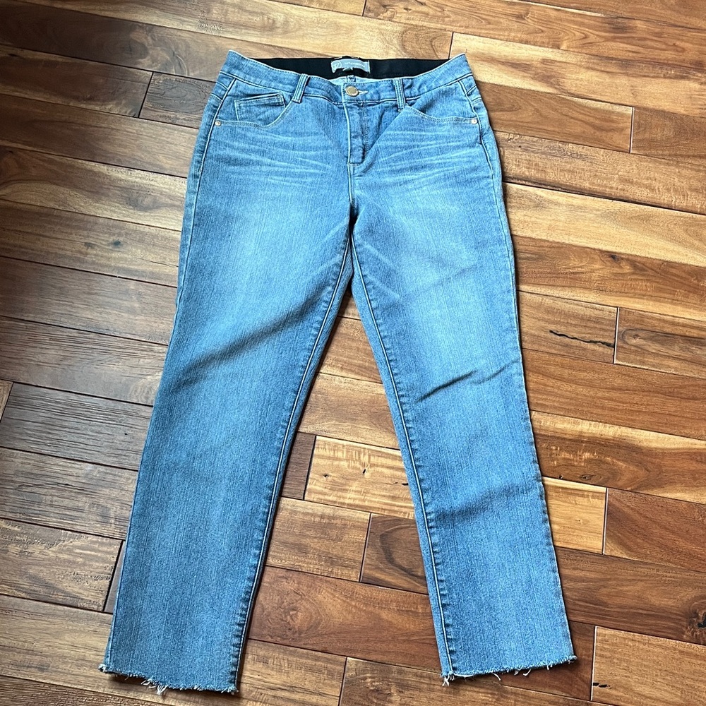 Wit and Wisdom raw edge jean